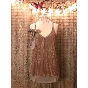 SOLD Gilly Hicks sequin tunic top 🌟